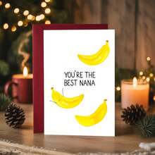 1张趣味奶奶贺卡 | “您是最棒的奶奶”温馨祝福卡，附信封 - A - 查看 11