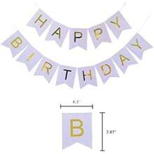 Kit Completo para Fiestas de Cumpleaños - Set de Decoración Premium para Fiesta de Cumpleaños - Abanicos, 'Happy Birthday', Guirnalda, Borla(default) - Multicolor - Ver 5