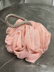 1Pc Loofah Sponge, Large Loofah 50g, Bath Sponge Soft Mesh Shower Loofah For Men Women, Body Scrub, Shower Pouf Bath Accessories, For Body Wash, Soap, Shower Loofahs, Bath Sponges Mesh Balls For Body Scrubber Exfoliator Wash Back Scrubber Bathroom - Multicolor - View 10