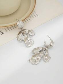 2件套波西米亚风3D几何叶子时尚耳环，优雅奢华，适合派对、日常休闲、婚礼、情侣约会等场合，是女士节日百搭珠宝礼品。 - 耳飾 - 查看 10