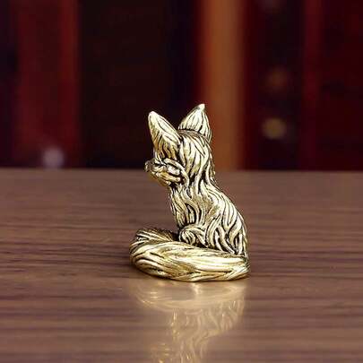 Brass Solid Animal Sculpture Table Art Decor For Living Room Bedroom Modern Minimalist Style