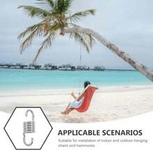 CYPNYARNOW Resorte De Suspensión para Columpios Y Hamacas 2 Piezas Acero Galvanizado Soporta Peso para Sillas Colgantes Y Sacos De Boxeo Instalación FácilFashion - 213624732 - Ver 8