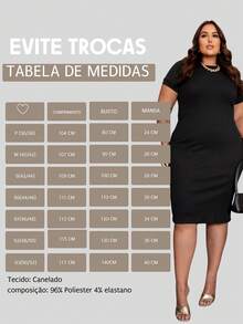 Women's Ribbed Midi Dress - Black - View 5