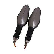 KINGMOTO Par de direccionales para moto universal con luz LED y luz preventiva, contiene un imán para cambiar de color al pasarlo - Direccional - Ver 10