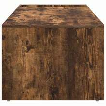 vidaXL Tavolo basso Chêne fumé 101,5 x 50 x 37 cm Bois d'ingénierie - Castano - Visualizzare 6