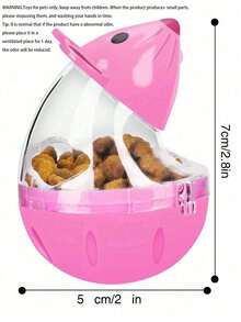 Slow Feeder Rocking Mouse Shaped Pet Toy, Cat Toy - Multicolor - View 5