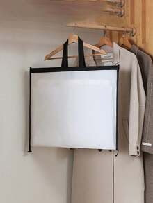 1pc Long Wedding Dress Garment Bag, Bridal Gown Dust Cover Storage Bag - Multicolor - View 2