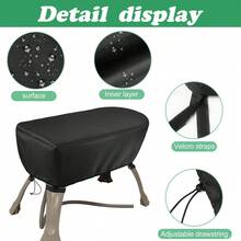 Foldable Pet Bath Cover - Waterproof Protector For Bathtub Or Basin (118x56x38cm) - 黑色 - 查看 3