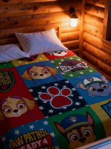 Paw Patrol 汪汪队立大功卡通小狗夏季降温毯，轻薄透气，单人床或双人床适用。可机洗。 - 彩色 - 查看 3