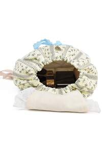 LECEY Large Capacity Fashionable & Versatile Canvas Backpack - Light Grey - View 6