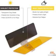 Parasol de Coche, Extensin TAC (Paquete DE 2) para el da y la Noche Anti-Resplandor, Anti-Deslumbramiento y Anti-UV HD Parabrisas del automvil por Mobi Lock - como se muestra en la figura - Ver 9