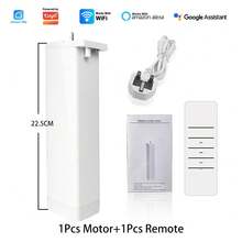涂鸦智能WiFi电动窗帘电机，支持远程智能生活APP控制，可语音助手Alexa - Tuya Wifi Motor + Remote - 查看 10