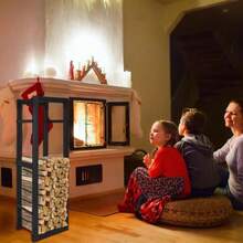 Suportes para lenha - 150 x 40 x 25 cm - Ver 11