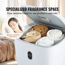 Towel Warmer 25L Towel Warmer Bucket With 2 Heating Modes 20406090 Min Auto Shut Off Bottom Heating Columns LED Screen Large Towel Warmer For Bathroom Spa Bathrobe Blanket & Pajama - trắng - Xem 6