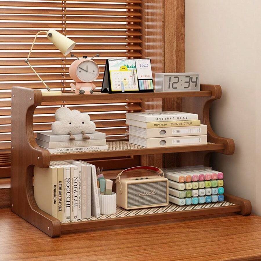 1 Giá đựng cốc nhiều tầng bằng tre - Dễ lắp ráp, thích hợp để lưu trữ trong nhà bếp và phòng ăn, có thể đựng cốc và ly - Bề mặt tre tự nhiên, tiết kiệm không gian trang trí nhà cửa và lưu trữ trên mặt bàn, kệ đựng đồ bằng tre. - màu nâu - Xem 1