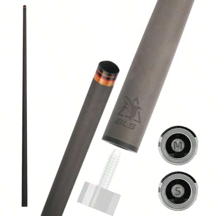 5/16-18 Carbon Pool Cue Single Shaft Tip 11.8mm 12.5mm 12.9mm 10.5mm Low Deflection Technology Ultra-Smooth Pro Taper Easy To Play - 51618118毫米 - 查看 1