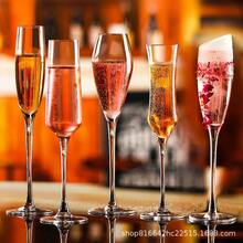 12/6/1 件装玻璃香槟杯，6盎司香槟杯，适合派对/婚礼 - 透明 - 查看 2