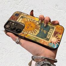 Tarot Sun Art Phone Case High Grade Elegance | Yellow Resistant And Wear-Resistant | Mobile Phone Case Wholesale UV Printing For Samsung And For Galaxy S24/S24P/S24U/S25/S25U/S25P/S20FE/S21FE/S23/S23ULTRA/S23PLUS/S23FE/A52/A54/A53/A14/A25/A34/A05S/A15( - màu đen - Xem 3