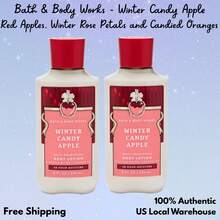 Bath & Body Works Bath And Body Works BBW Full Size Body LOTION VALUE SET Duo Set 8oz - 2 Pack - Winter Candy Apple - View 1