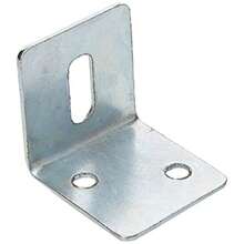 Merriway BH02067 10 Pcs Standard Worktop Bracket 25mm (1 Inch) Square - Pack Of 10 Pieces - Multi - View 2