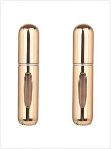 1个/2个/3个/4个/5个装 5毫升便携式迷你香水可填充喷雾瓶，配有香水泵头，适合旅行和户外使用