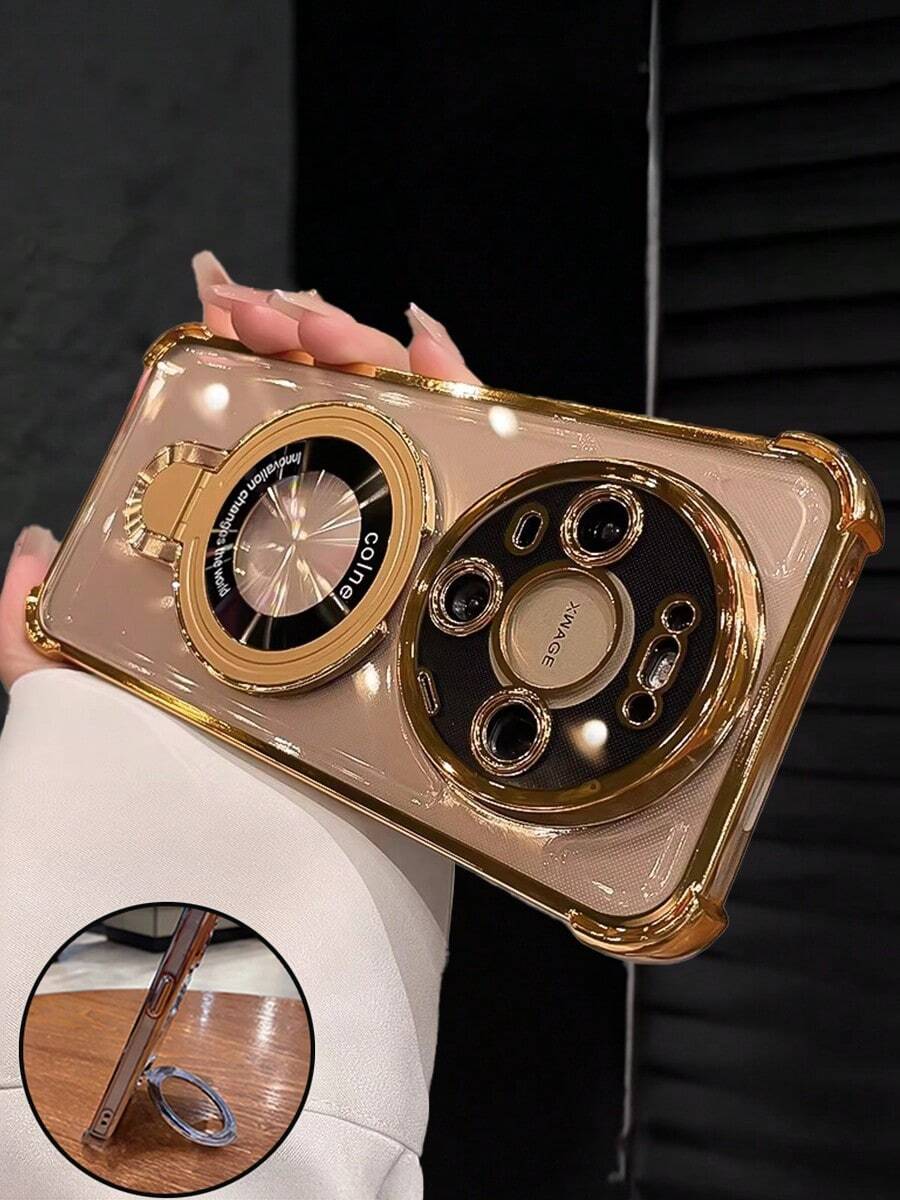 Ốp điện thoại trong suốt mạ điện cao cấp với vòng giữ từ tính, đính đá lấp lánh kiểu Y2K, vỏ silicon mềm chống sốc thời trang tương thích với Samsung Galaxy S24 S25 Ultra FE A56 A16 4G 5G, Redmi 14C, Honor, OPPO Reno, Realme, MOTO, Infinix, kiểu Y2K 2025 unisex, phiên bản quốc tế, không phải phiên bản nội địa.
