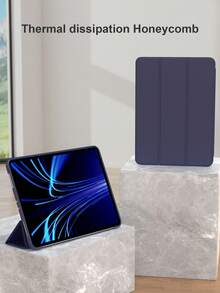 Case For IPad (A16) 11th/10th Generation, Air 4/5/(M2) 2024 / (M3) 2025 10.9''/13'',9/8/7 10.2 Inch, Pro 11''/12.9''(2018/2020/2021/2022) Accessories,TPU And PU Leather Tablet Cover.Navy Blue - Royal Blue - View 9