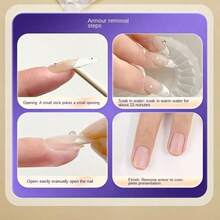 10pcs Handmade Press On False Nails Medium Almond Pink Nude 3D Gold Metallic Pearl Rhinestone Star Nail Charms Romantic Princess Royalcore Style Wedding Date Tea Party Daily Wear Unas Postizas - Hồng - Xem 10