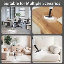 Express Delivery Reusable Steam Mop Pads Set 6 Pack Steam Mop Pads And 2 Universal Microfiber Cloths Compatible With KGHKGH Sprobil Rsx Steam Mops Or Cleaners Washable Replacement Pads For Floor Cleaning - trắng - Xem 5