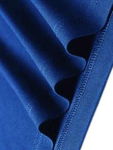 1 pièce Polo à manches courtes imprimé motif exquis pour homme, style business décontracté, grande taille pour homme, tissu confortable, convient pour le golf ou le tennis, les voyages en plein air, les loisirs à la maison, cadeau pour homme - Bleu azur - Voir 3