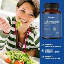 Bestseller!Gut Health Dietary Supplement - With Akkermansia 100 Billion AFU - Daily Digestion & Energy Support - 120 Capsules.Supplement Vitamin,Free Shipping. - 1瓶 - 查看 5