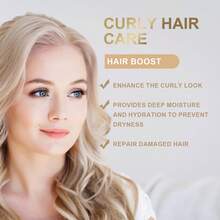 Hydrating Curl Cream - Moisturizing & Defining Treatment For Curly Hair, Frizz Control With Long-Lasting Bounce & Shine, Mother's Day Gifts, Valentine's Day Gifts - 保濕捲髮霜 - 查看 4