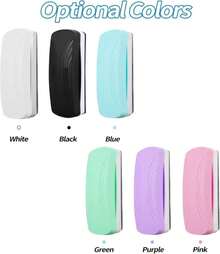 Ddaowanx Whiteboard Eraser, Magnetic Dry Erase Eraser, Glass Board Eraser,School And Office Supplies, Pack Of 2 (Light Blue) - ColorG - 查看 6