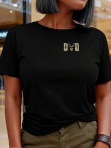 Camisetas femininas - Preto - Ver 8