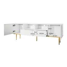 Television Stands & Entertainment Centers - White - View 8