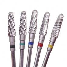 Easy Nail 1 Stück Hartmetall-Nagelfräser kompatibel für Acrylnägel, geeignet für Gelpoliententfernung, Maniküre/Pediküre Formgebung, harte Nagelkunsttools - Verschiedenfarbig - Übersicht 6