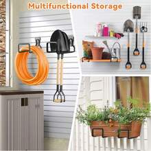 Metal Garden Hose Holder - Heavy Duty Hose Hanger Wall Mounted Water Hose Holder - Default - View 5