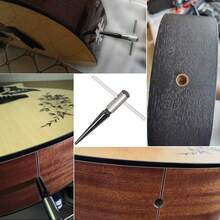 Tapered Reamer For Woodworking 3-13mm - Hexagonal Handle, For Chamfering, Deburring, And Drilling On Wood - Black - View 4