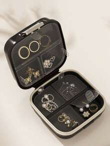 Portable Creative Travel Pill Case, Carry-On 1-Day 3-Meal 7-Day Medication Box, Moisture-Proof Double-Layer 7-Compartment Pill Organizer - Multicolor - View 5