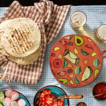 Bolsa calentadora de tortillas,Bolsa calentadora de tortillas,Soporte portátil para tortillas| Bolsa para guardar tortillas, soporte para guardar tortillas de tela aislada de 12 pulgadas - 1 - Ver 2