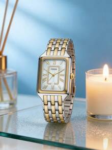 Fossil Raquel 三指针日期双色不锈钢手表 ES5305 - 白色 - 查看 8