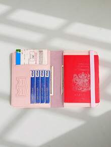 1 chiếc ví đựng hộ chiếu bằng da PU kiểu cổ điển có dây chun, nhiều ngăn đựng thẻ, dùng để sắp xếp giấy tờ du lịch cho các chuyến bay và sử dụng hàng ngày. Ví đựng hộ chiếu có khe đựng thẻ và dây chun, ví đựng hộ chiếu bằng da PU kiểu cổ điển in hoa có dây chun, ví đựng hộ chiếu du lịch có khe đựng thẻ và ngăn đựng vé, quà tặng cho các cặp đôi và sử dụng hàng ngày. Túi du lịch, túi hành lý, túi xách tay, túi qua đêm, dung tích lớn, bền, dụng cụ sắp xếp đồ dùng du lịch cần thiết cho du thuyền, đồ dùng cần thiết cho kỳ nghỉ dành cho nam và nữ, đồ dùng cần thiết cho kỳ nghỉ, đồ dùng không thể thiếu khi đi du lịch. - Nhiều màu - Xem 5