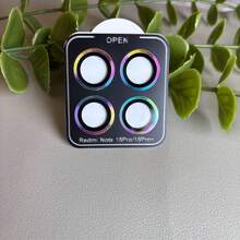 1pc Multi-Color Lens Protector For Xiaomi Redmi Note 15/15Pro/15Pro+, Device Protection, Fashionable Design, Precise Fit, Durable Glass, High-Quality Lens Protector, Smartphone Lens Protector, Tempered Glass Lens Protector, Smartphone Accessories, Phone Care Kit - Multicolor - View 10