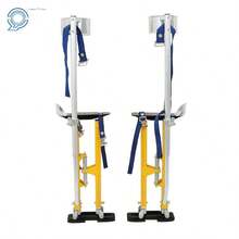 Adjustable Drywall Stilts 24" - 40" Aluminum Alloy Construction Tool Yellow - default - View 6