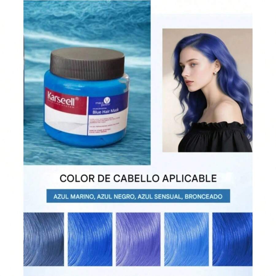 Tratamient Capilar Reparadora Mascarilla Azul 250 ml MATIZADOR AZUL - Coconut - Ver 1