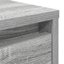 vidaXL Table basse avec tiroirs sonoma gris 70,5x70x40 cm - Gris - Voir 10