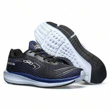 Men's Modern Unisex Stylish Athletic Shoes, Lightweight, Comfortable, Durable, Ideal For Gym, Walking, And Everyday Use, Sizes 34 To 43 - Màu xanh hải quân - Xem 3