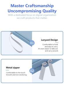 10.9英寸/12.9英寸通用平板电脑保护套，采用防震防水耐磨PU材质，多口袋设计，柔软内衬，适用于iPad 10/10.9英寸、7/8/9/10.2英寸、Mini 7/6、Air 11(M2)、Pro 12.9英寸等机型。商务旅行、办公通勤、学生、专业人士、汽车内饰收纳的理想之选。
