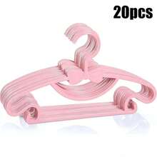Baby Clothes Hangers, 20 Pack Kids Hangers, Baby Toddler Kids Hangers With Hook, No Trace Cute Bow Clothes Hanger For Children Clothes, Sturdy&Durable Clothes Hangers - Multicolor - View 14