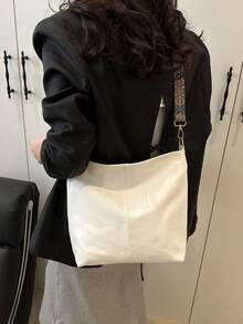 2026 Summer New Fashion Handbag, Shoulder Bag, Tote Bag, High-Quality Commuter Bucket Bag For Women - White - View 5
